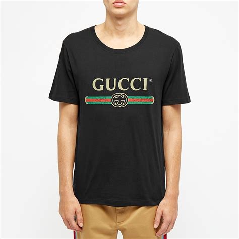 gucci fake/not shirt|vintage Gucci logo t shirt.